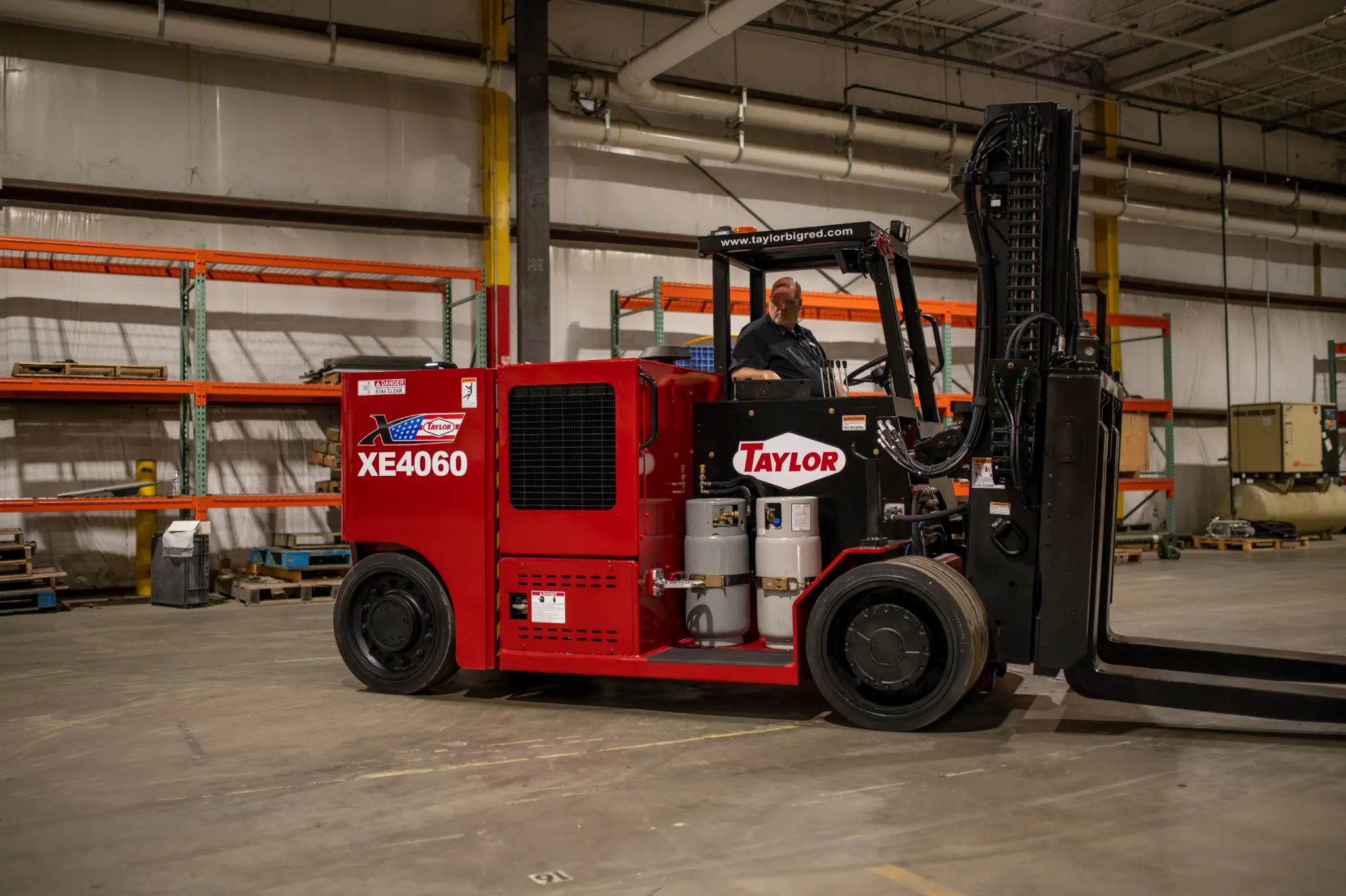XE-4060 XE Series Cushion Tire Forklift | Taylor Machine Works